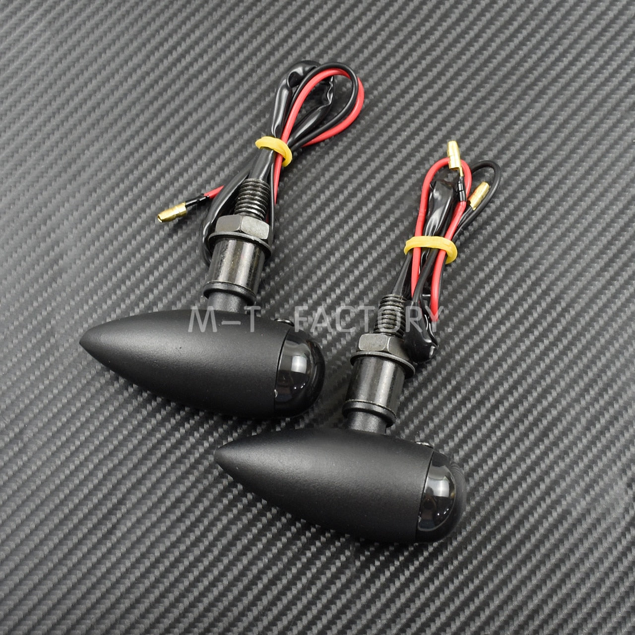 Voodoo Cycle House Bullet Front & Rear Turn Signals For Harley-Davidson - Indian - Custom Applications