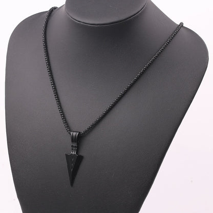 Metal Arrow Pendant  Necklace