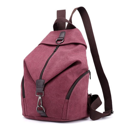 Women's Casual Canvas Backpack