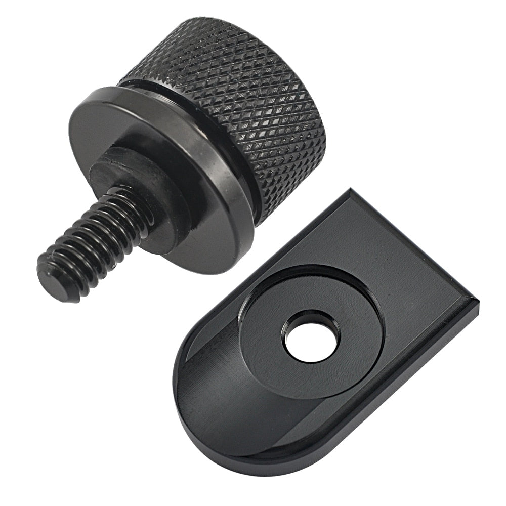 Voodoo Cycle House Custom Knurled Seat Bolts for Harley-Davidson and Custom Applications