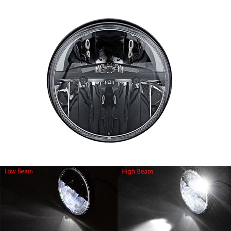 Voodoo Cycle House 7 inch LED Headlight for Harley-Davidson & Indian Touring Models