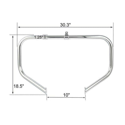 Voodoo Cycle House Custom Highway Crash Bar For 2009-UP Harley-Davidson Touring Models