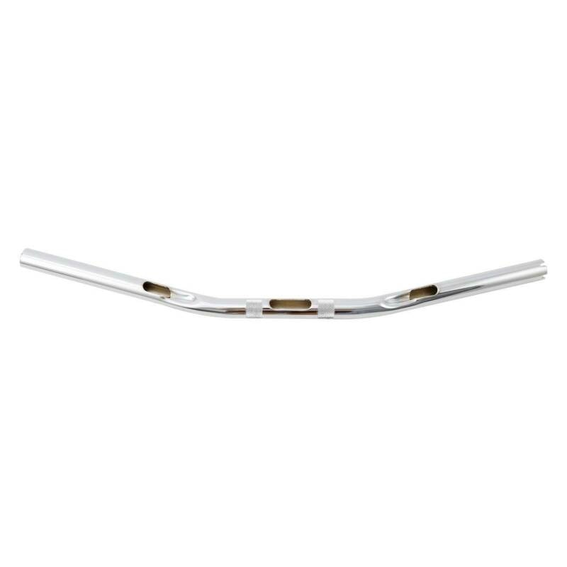 Voodoo Cycle House Custom Chrome / Black Drag Bar Handlebars For Harley-Davidson & Custom Applications