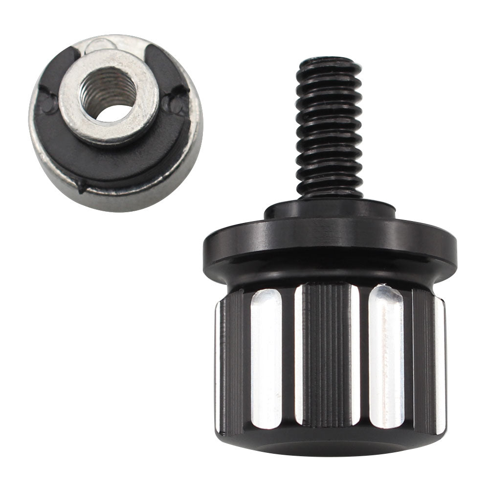 Voodoo Cycle House Custom Knurled Seat Bolts for Harley-Davidson and Custom Applications