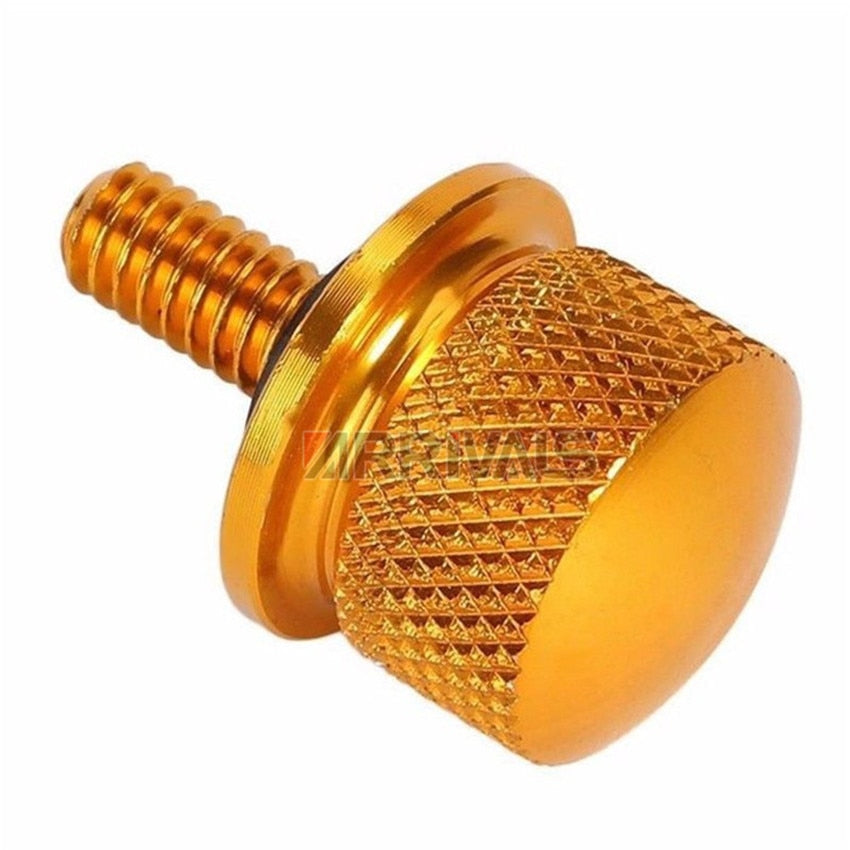 Voodoo Cycle House Custom Knurled Seat Bolts for Harley-Davidson and Custom Applications