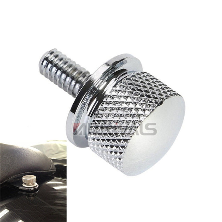 Voodoo Cycle House Custom Knurled Seat Bolts for Harley-Davidson and Custom Applications