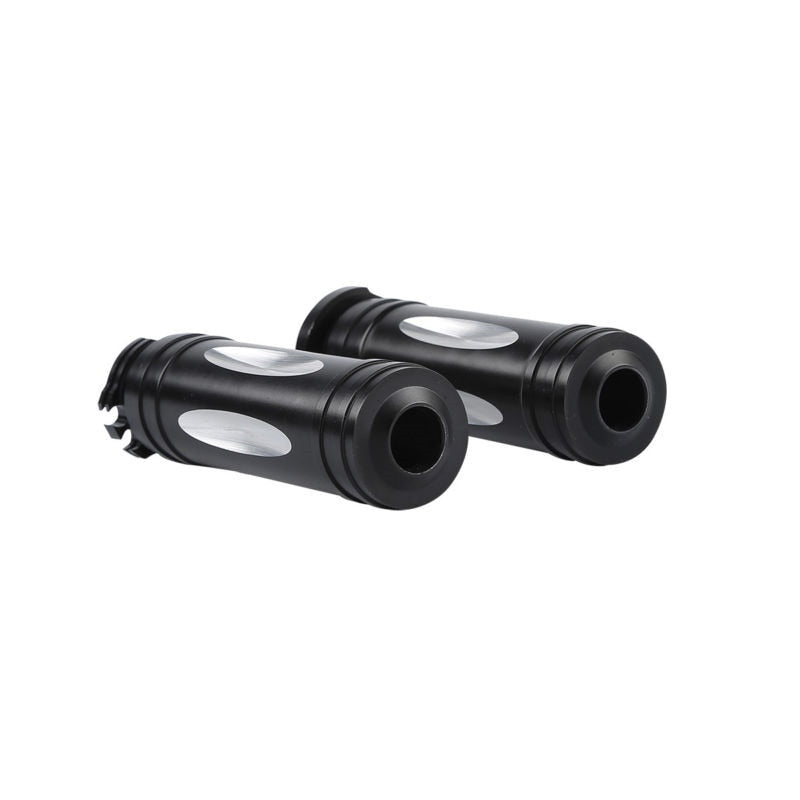Voodoo Cycle House Custom Contrast Cut Hand Grips For Harley-Davidson & Custom Applications