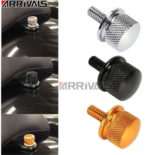 Voodoo Cycle House Custom Knurled Seat Bolts for Harley-Davidson and Custom Applications