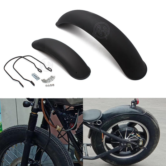 Voodoo Cycle House Black Front & Rear Fender Set For Harley-Davidson - Indian - Custom Applications