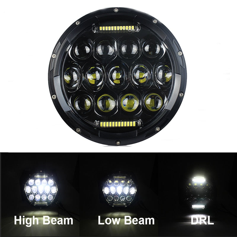 Voodoo Cycle House 7 inch LED Headlight for Harley-Davidson & Indian Touring Models