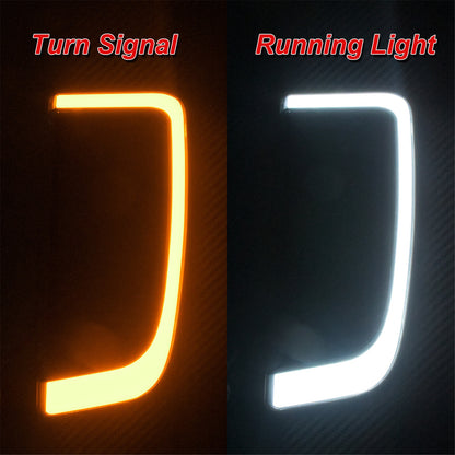 Voodoo Cycle House LED Turn Signal Lights For Lower Fairing Grills On Harley-Davidson Touring Models