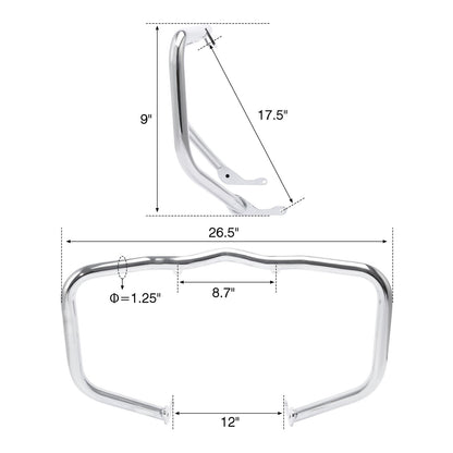 Voodoo Cycle House Custom Highway Crash Bar For Harley-Davidson Sportster Models