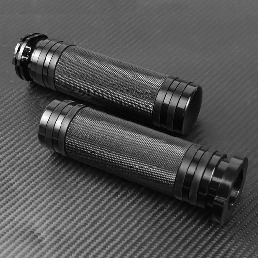 Voodoo Cycle House Custom Black Hand Grips For Harley-Davidson & Custom Applications