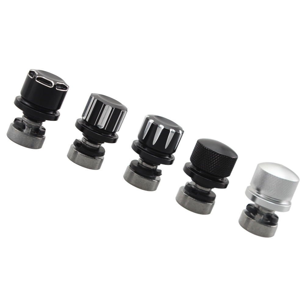 Voodoo Cycle House Custom Knurled Seat Bolts for Harley-Davidson and Custom Applications