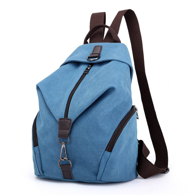 Women's Casual Canvas Backpack