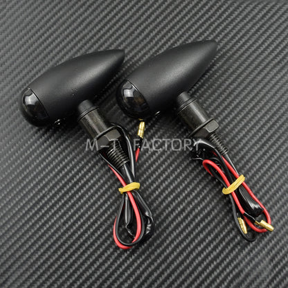 Voodoo Cycle House Bullet Front & Rear Turn Signals For Harley-Davidson - Indian - Custom Applications