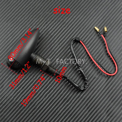 Voodoo Cycle House Bullet Front & Rear Turn Signals For Harley-Davidson - Indian - Custom Applications