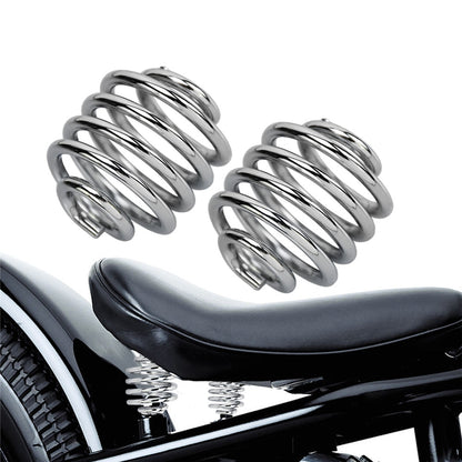 Universal Motorcycle Solo Seat Spring Mount Kit In Bronze / Black / Chrome Finishes