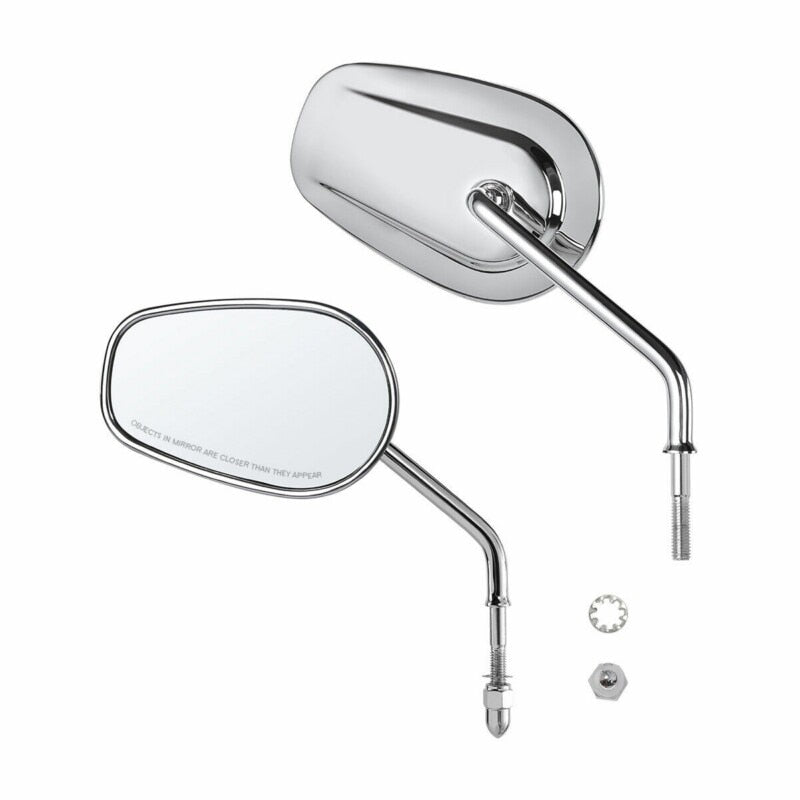 Voodoo Cycle House Mirrors For Harley-Davidson & Custom Applications