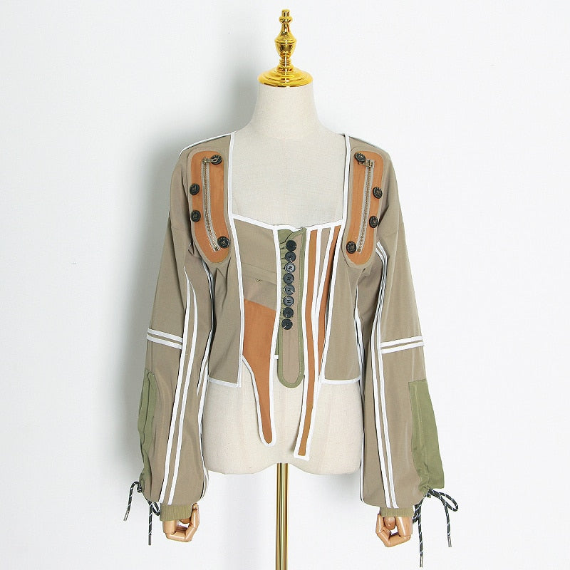 Voodoo Machine Co. Women's Casual Irregular Jacket