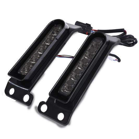 Voodoo Cycle House Custom LED Saddlebag Support Lights For Harley-Davidson Touring Models