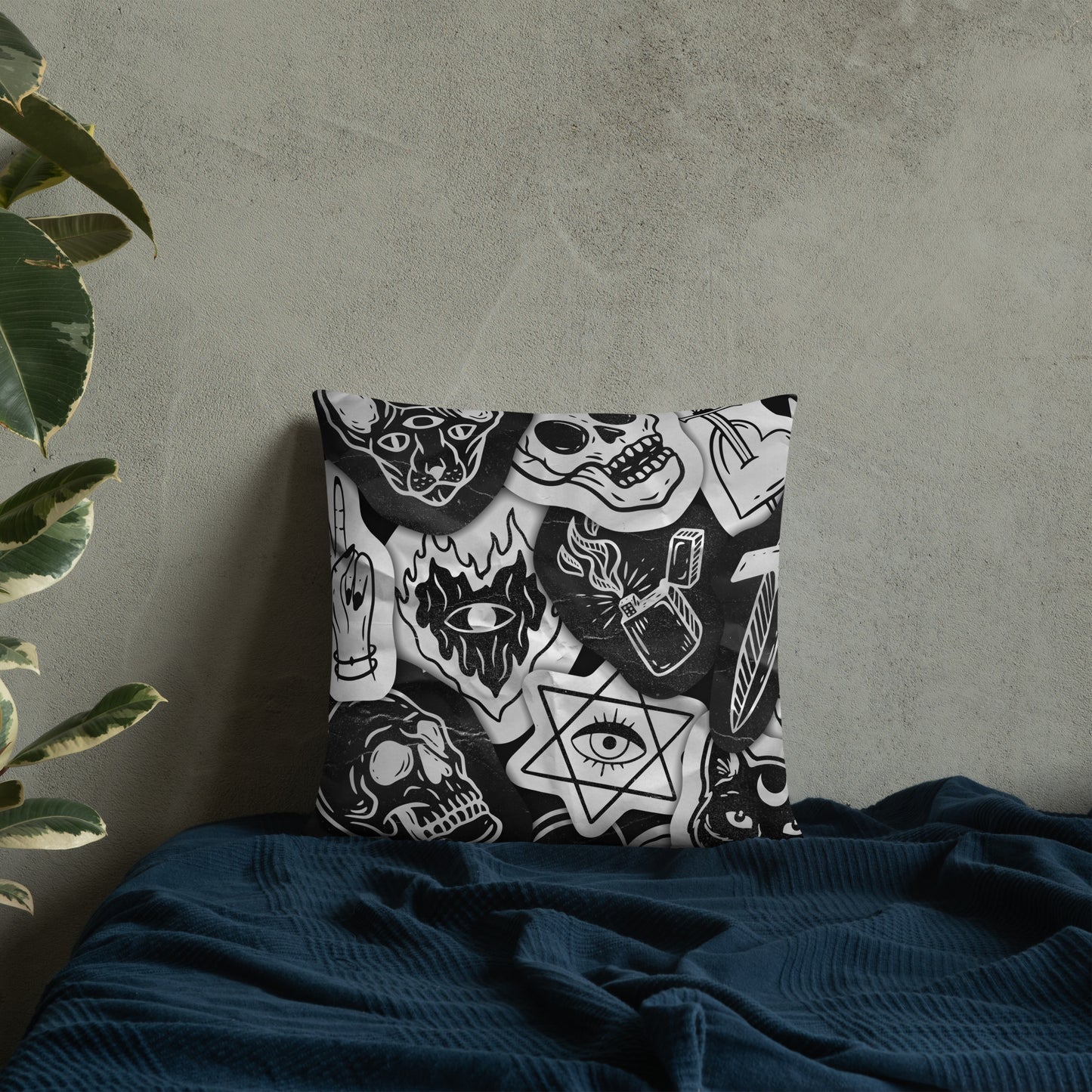 VOODOO MACHINE CO. Pillow