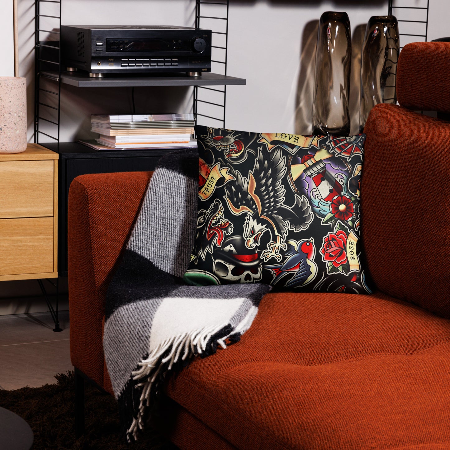 VOODOO MACHINE CO. Pillow