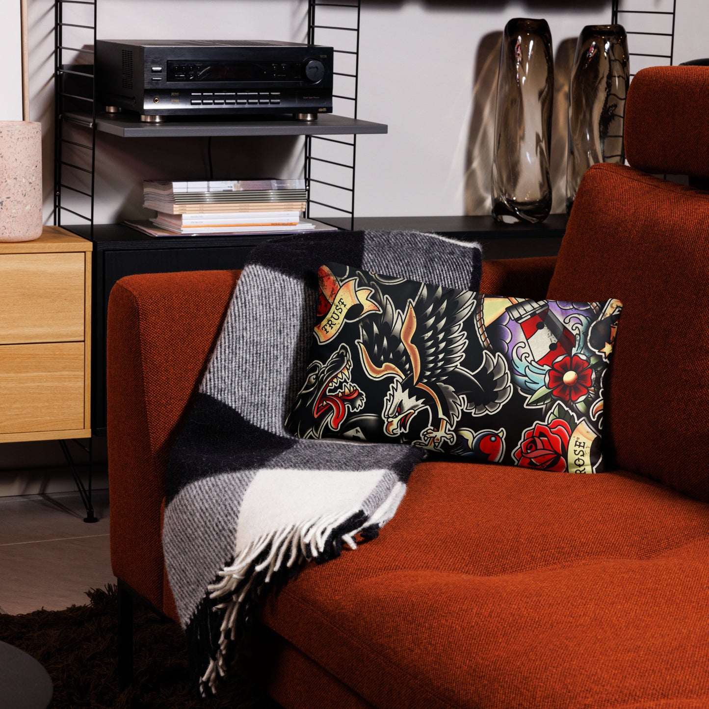 VOODOO MACHINE CO. Pillow