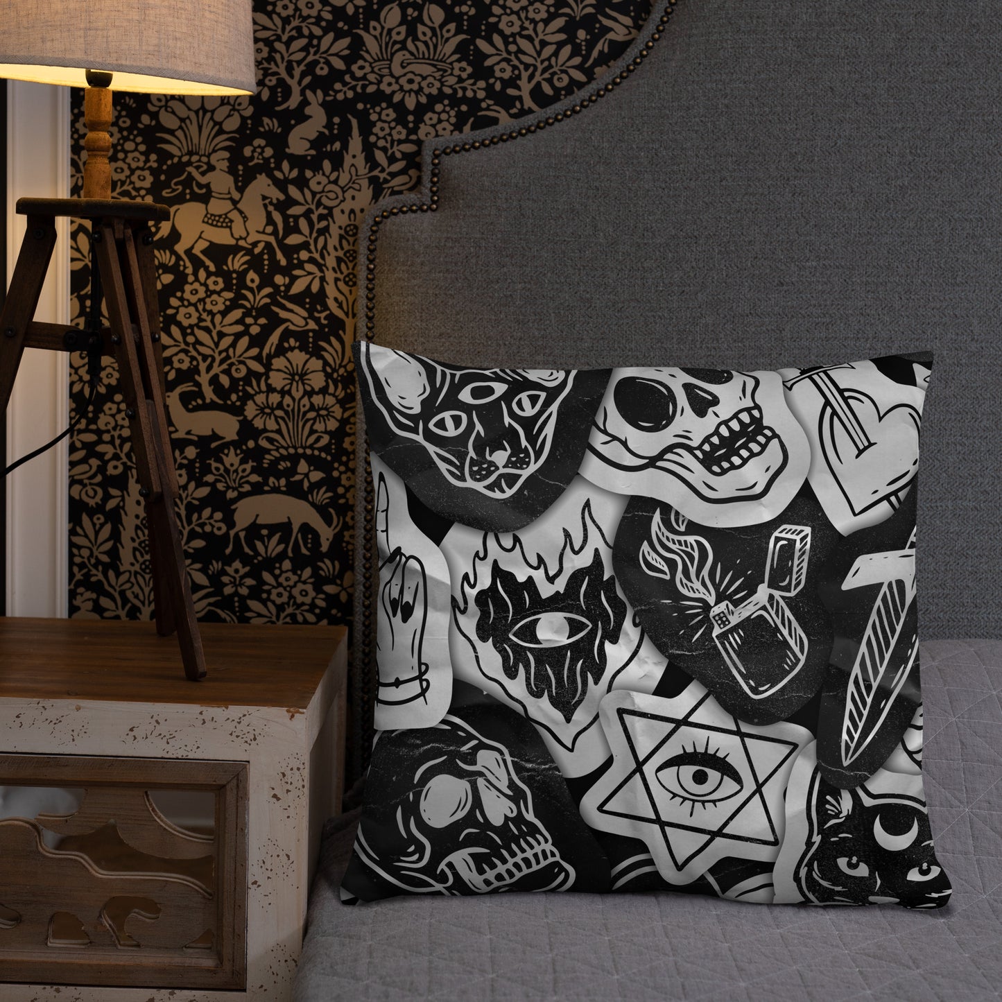 VOODOO MACHINE CO. Pillow