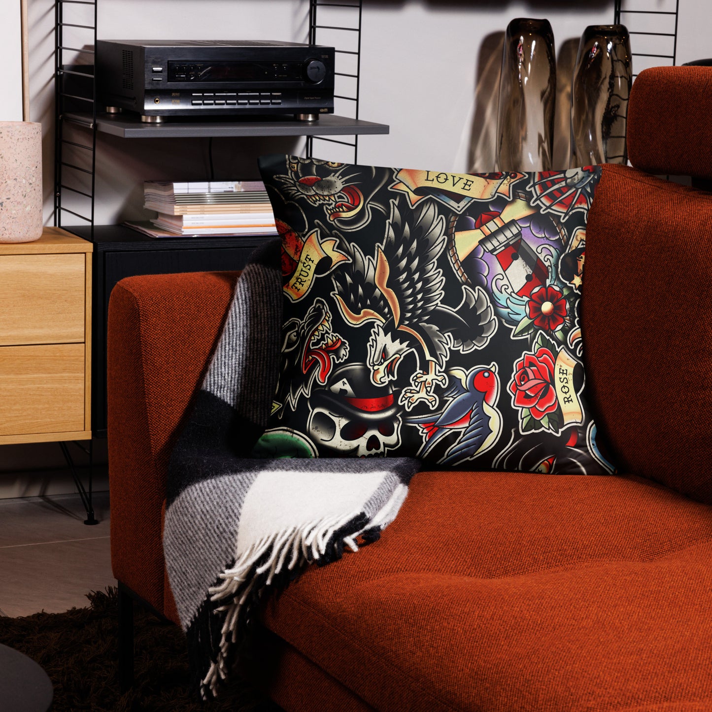 VOODOO MACHINE CO. Pillow