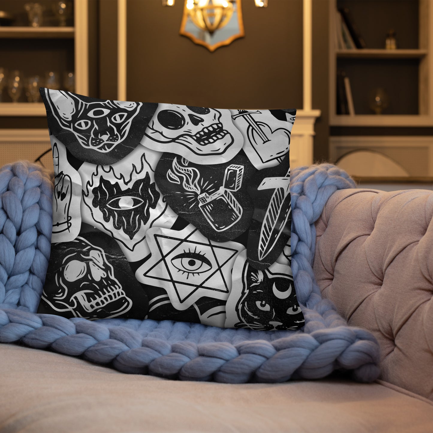 VOODOO MACHINE CO. Pillow
