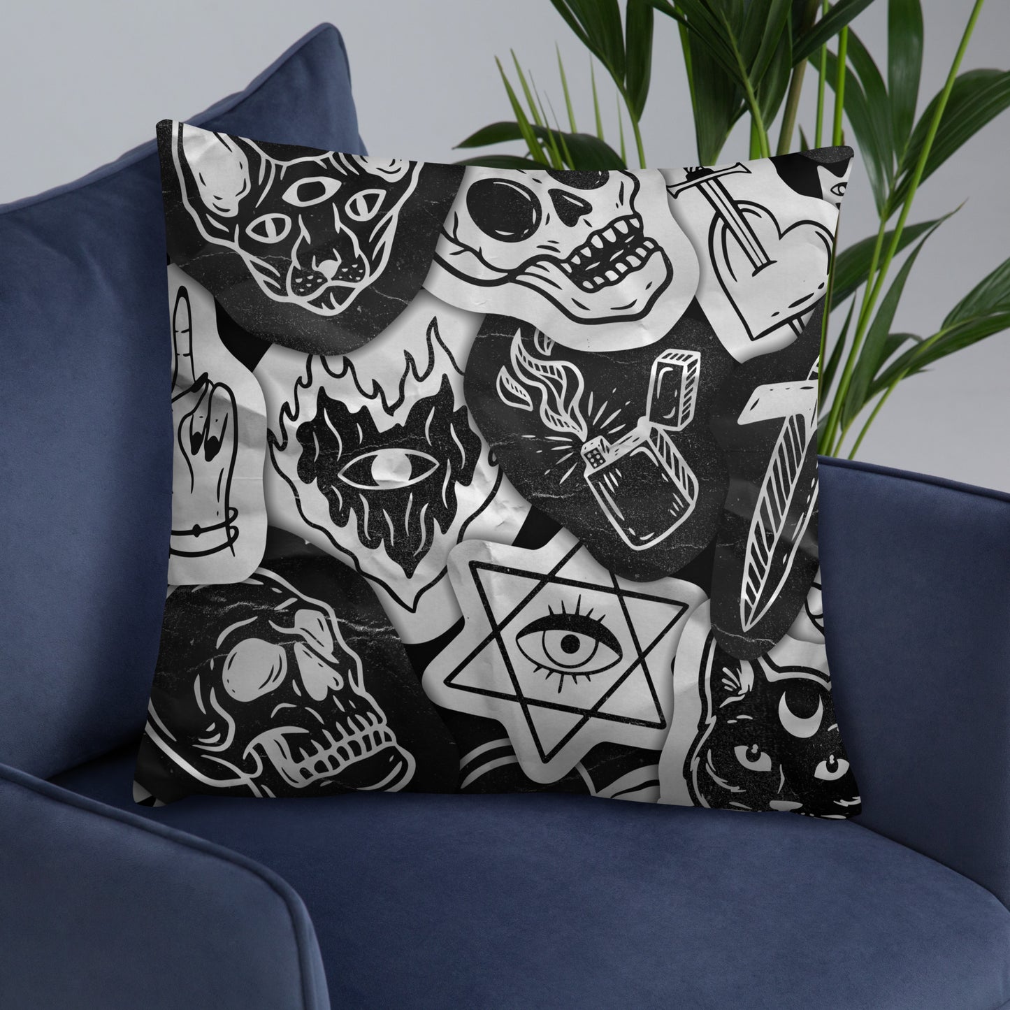 VOODOO MACHINE CO. Pillow