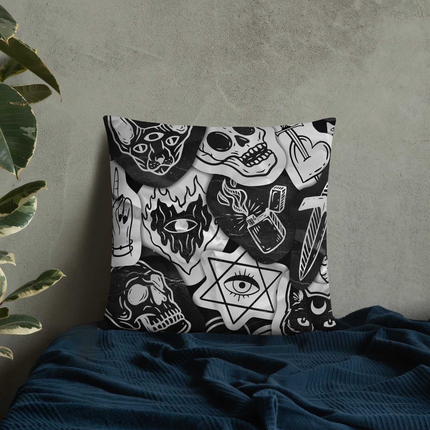 VOODOO MACHINE CO. Pillow