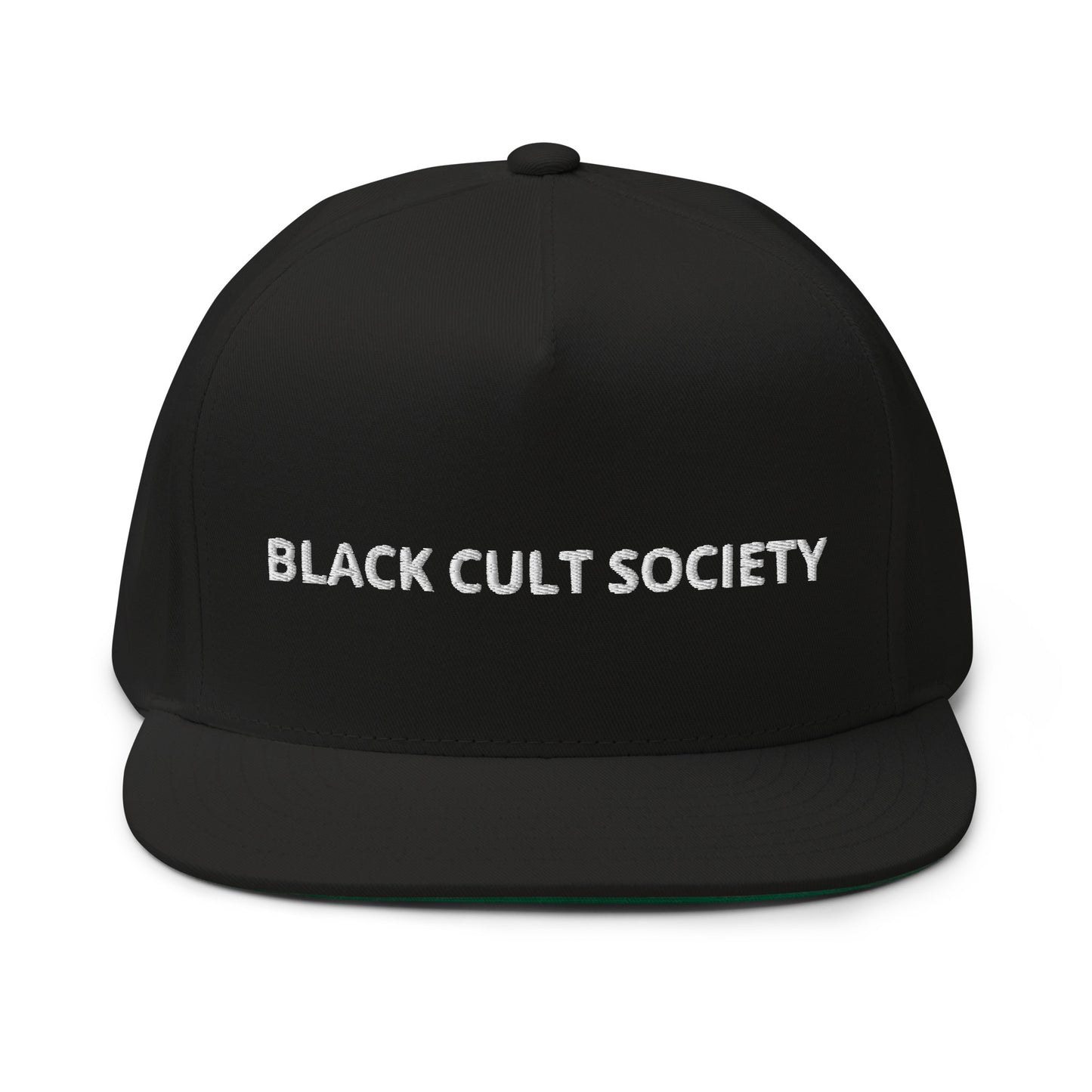 BLACK CULT SOCIETY Flat Bill Cap