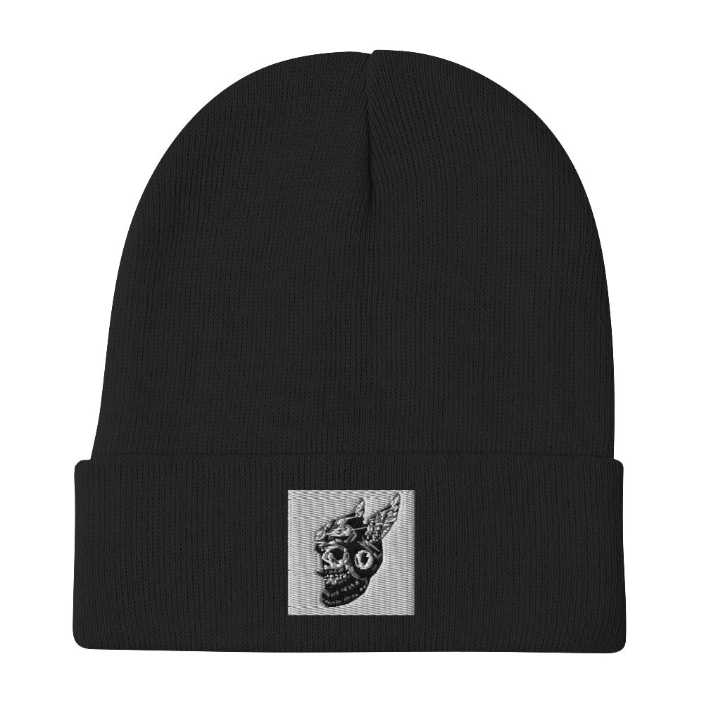 VOODOO MACHINE CO. Embroidered Beanie