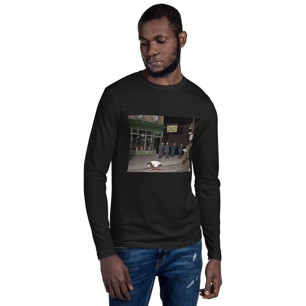 BLACK CULT SOCIETY Unisex Long Sleeve Fitted Crew