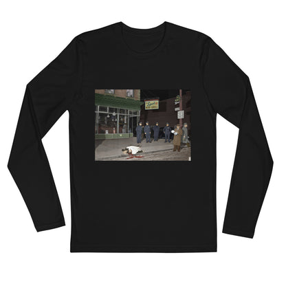 BLACK CULT SOCIETY Unisex Long Sleeve Fitted Crew