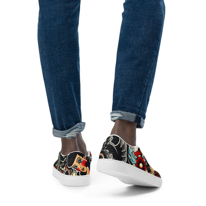 VOODOO MACHINE CO. Men’s slip-on canvas shoes