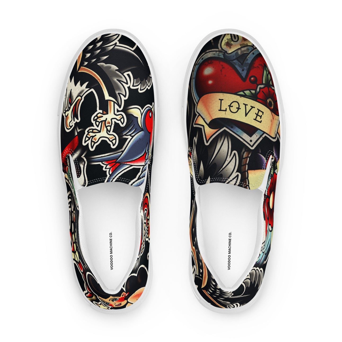 VOODOO MACHINE CO. Men’s slip-on canvas shoes