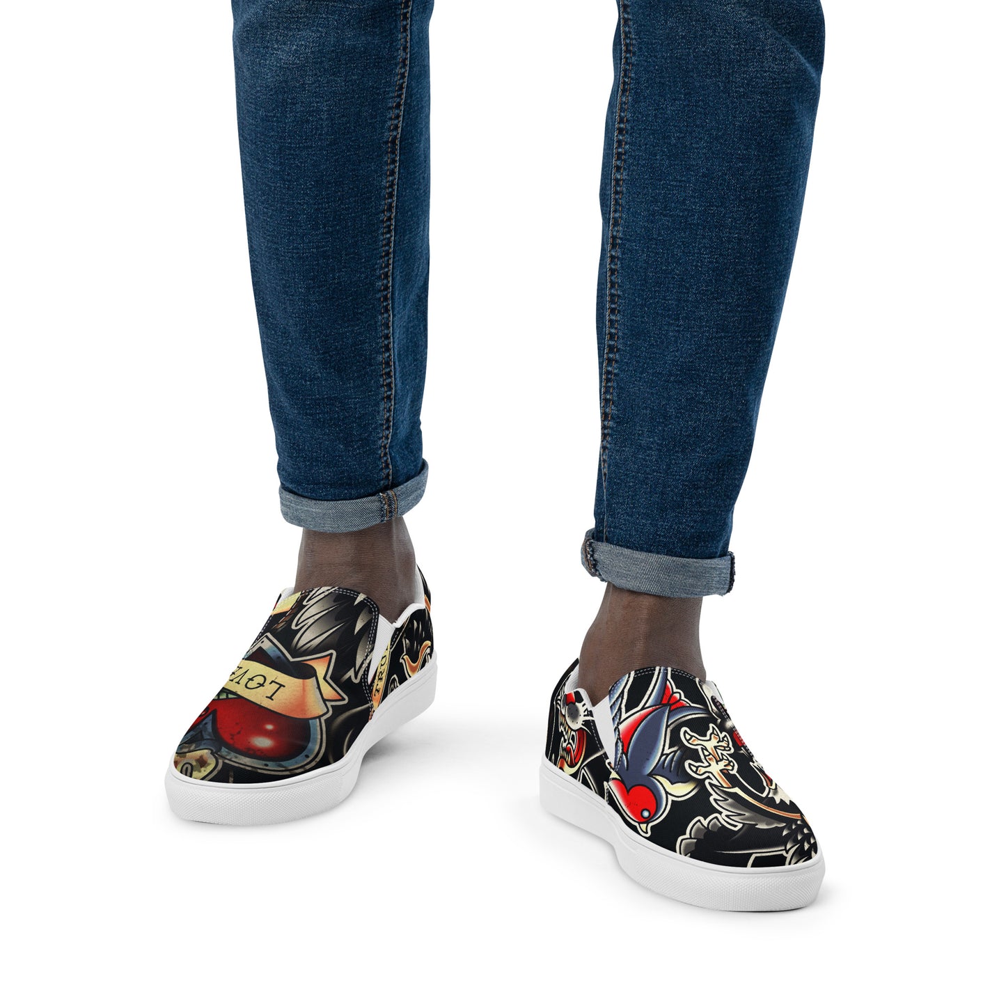 VOODOO MACHINE CO. Men’s slip-on canvas shoes
