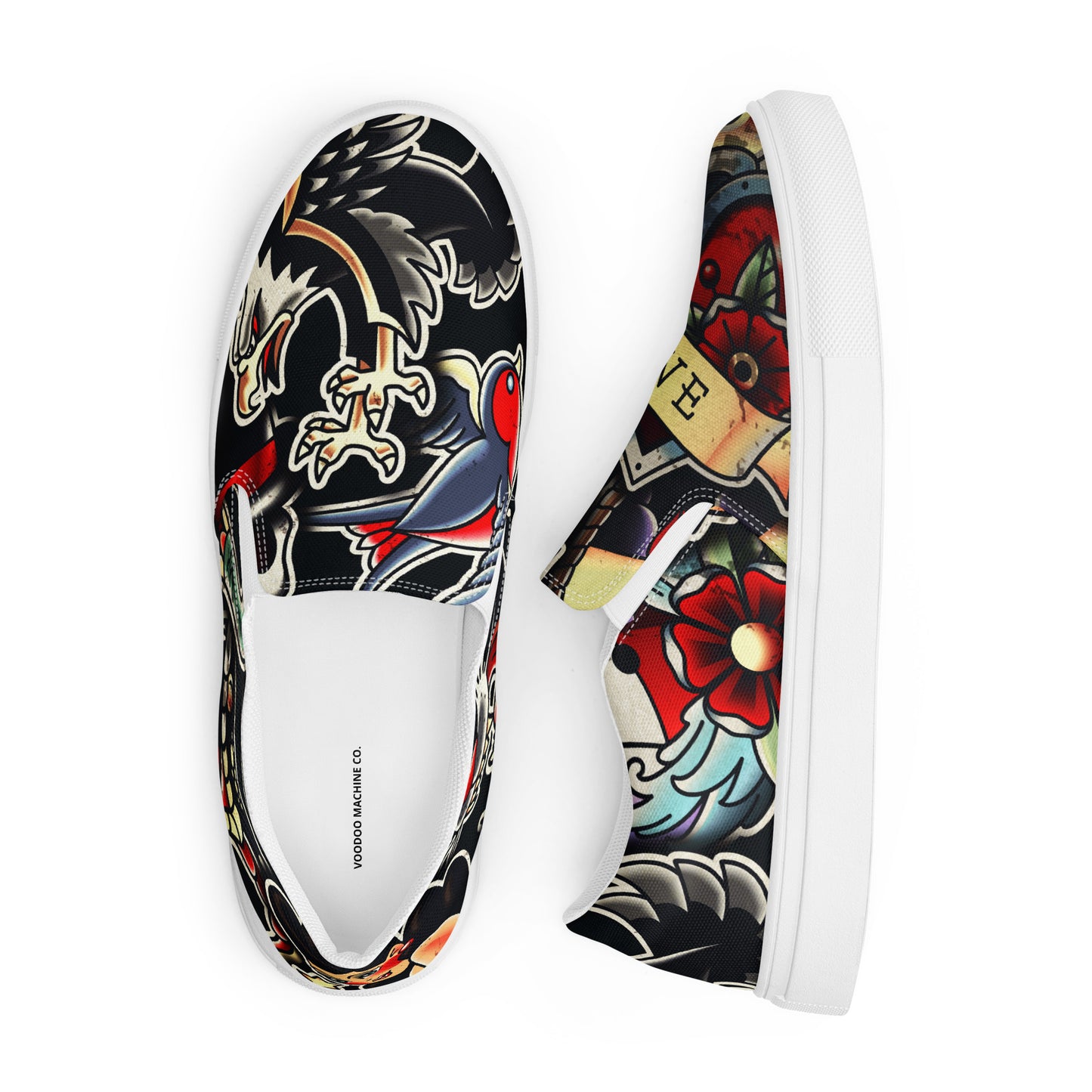 VOODOO MACHINE CO. Men’s slip-on canvas shoes
