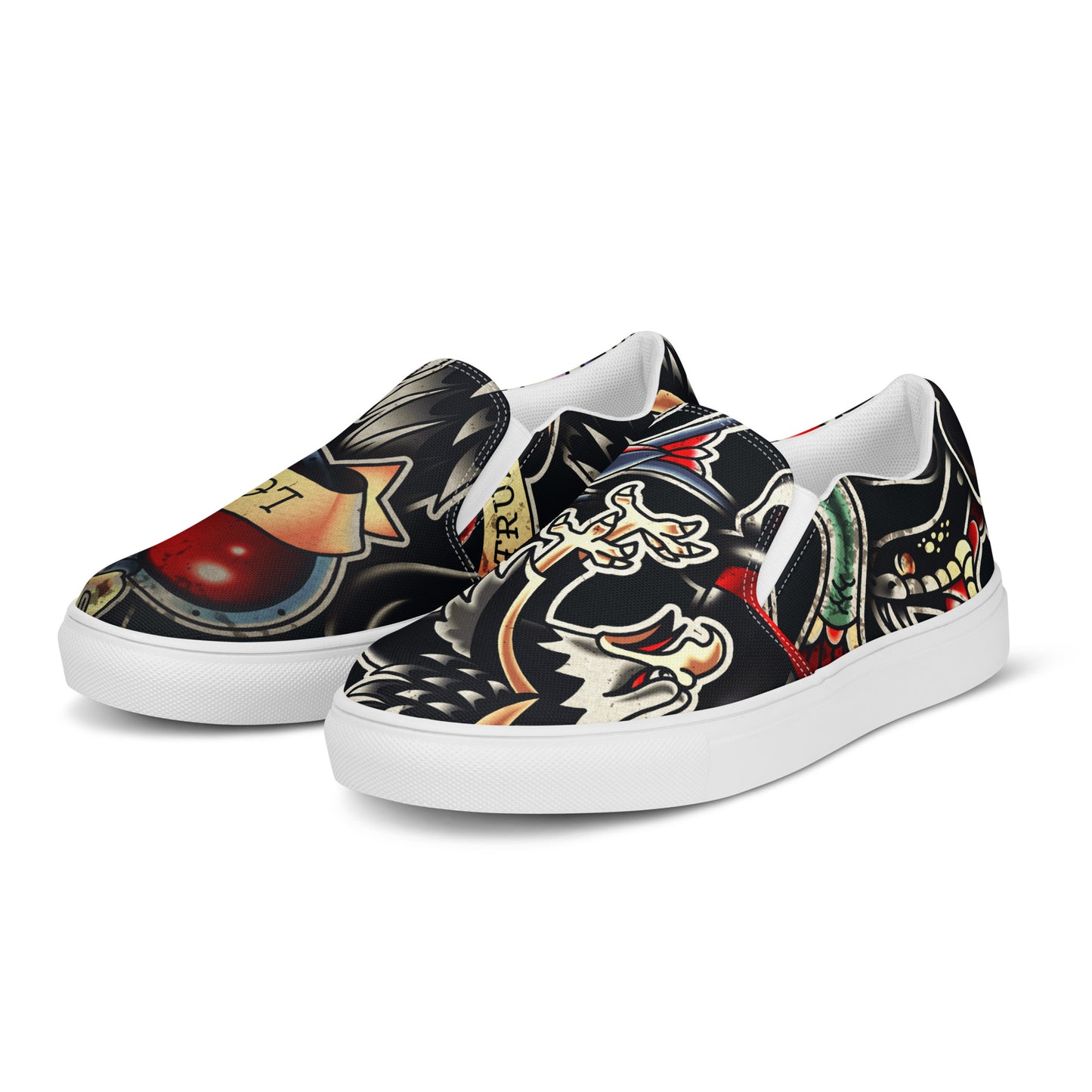 VOODOO MACHINE CO. Men’s slip-on canvas shoes