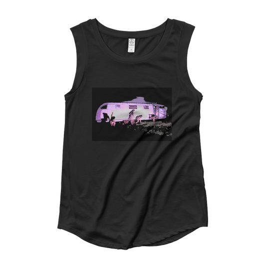 Voodoo Machine Co. - Bright Nights Collection - Ladies’ Cap Sleeve T-Shirt
