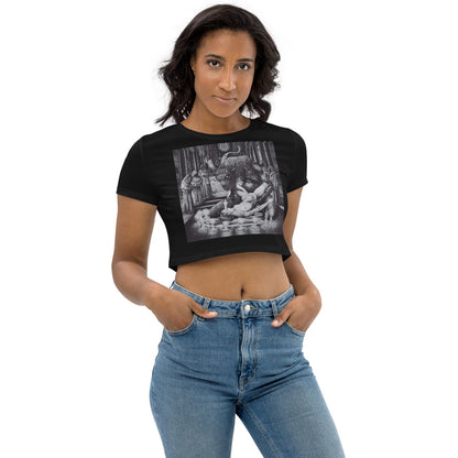 BLACK CULT SOCIETY Organic Crop Top