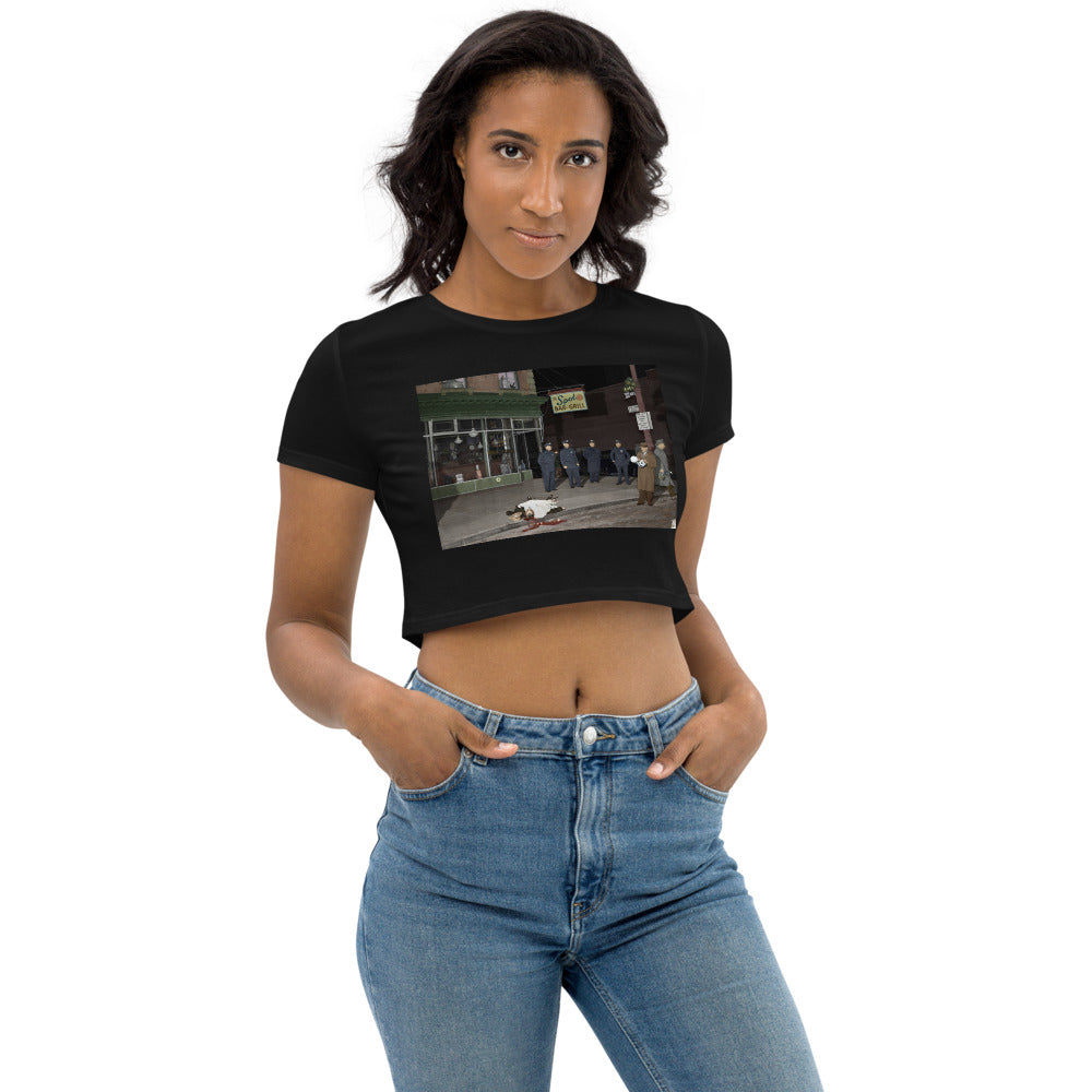 BLACK CULT SOCIETY Organic Crop Top