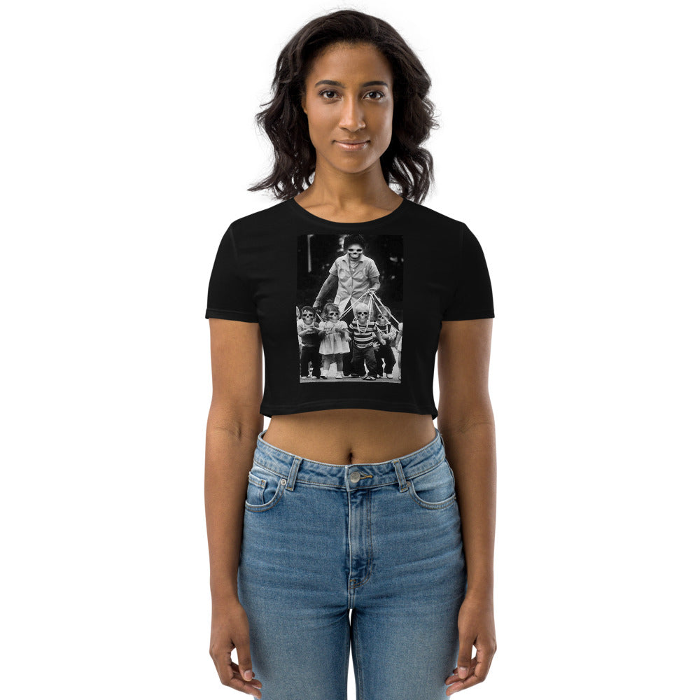BLACK CULT SOCIETY Organic Crop Top