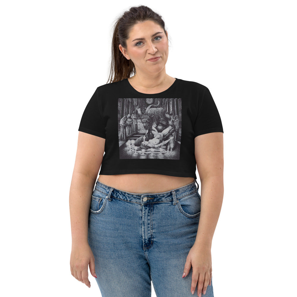 BLACK CULT SOCIETY Organic Crop Top