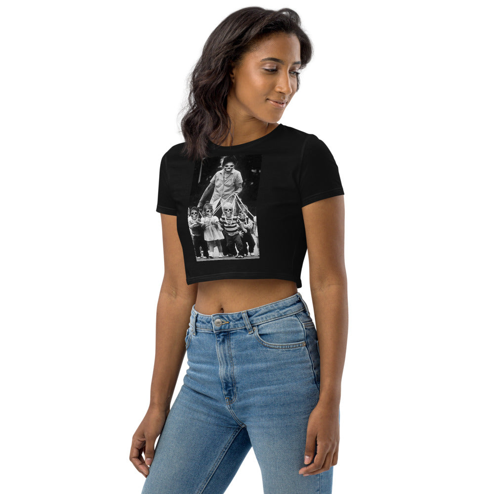 BLACK CULT SOCIETY Organic Crop Top