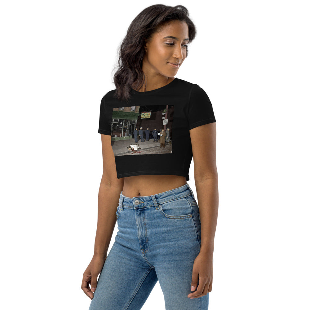 BLACK CULT SOCIETY Organic Crop Top