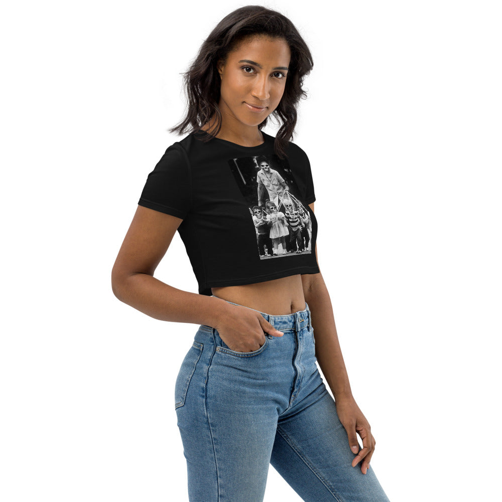 BLACK CULT SOCIETY Organic Crop Top